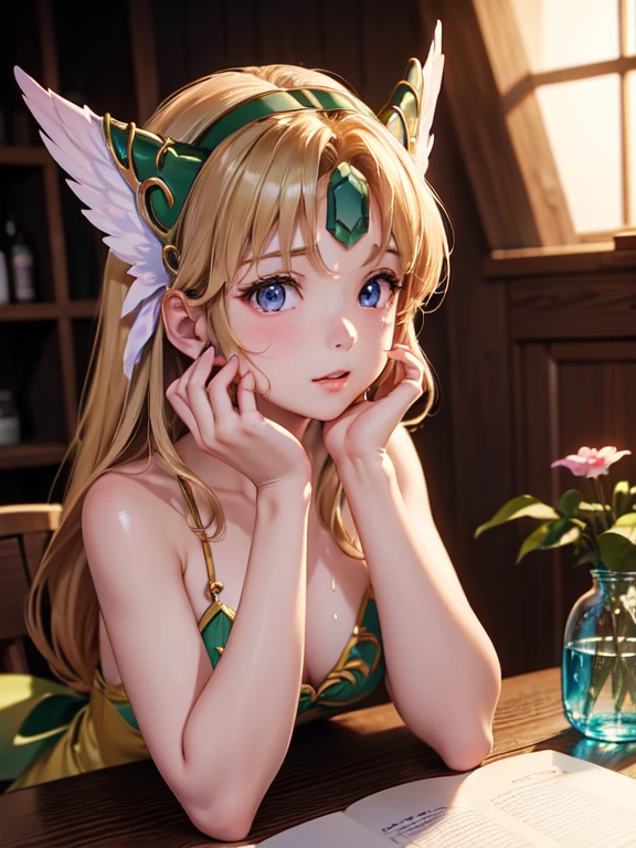 master piece,best quality,ultra detailed,8k,
ambient light,realistic skin,glossy skin,
（lora:riesz1-000014:1）、
A realistic depiction of a person trapped inside a glass bottle, 、（lie face down：1.3）、（portrait）、（the body is very wet：1.5）、yukata、Glossy lips、Slightly emphasize the lower lip、blush、embarrassed expression、emphasizing the cleavage、