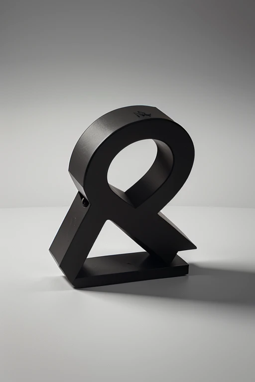 A lettermark of letter p, logo, monospaced font, vector, flat, blocky