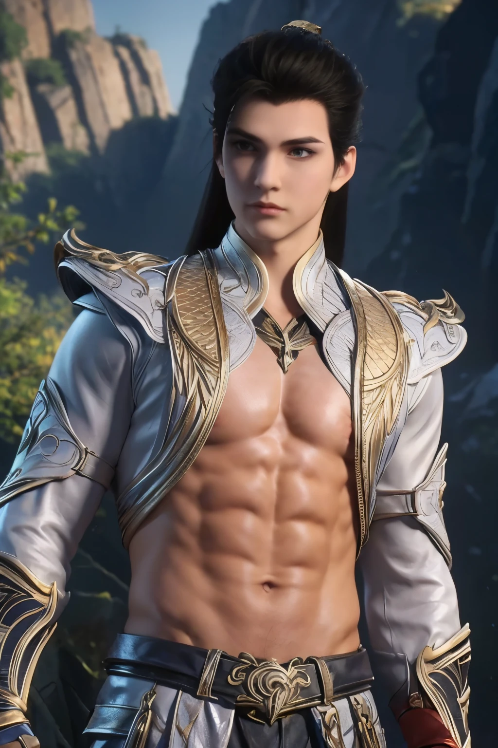 best quality,detailed background,1boy, nsfw,perfect body 