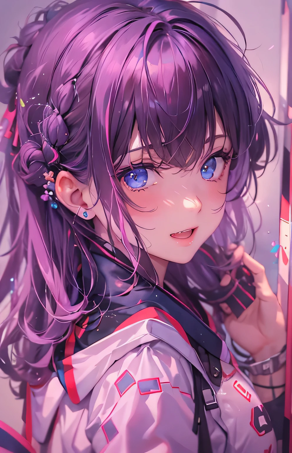 ((highest quality)), ((masterpiece)), (Get used to it), perfect face , beautiful girl , high school girl ,