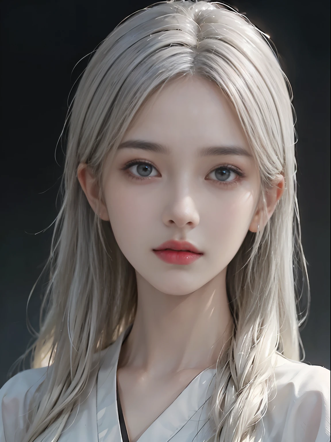 Realistically, high resolution, 1 girl, White hair rings, Black eye, Chinese feelings, Hanfu,High resolution,Highly detailed facial and skin textures, Delicate eyes,Surreal,Super real photos,Very detailed CG unified 8k wallpaper,(masterpiece),(best quality),(Super detailed),(Super real photos),(Best Character Detail:1.36),There is light on the face, movie lighting,illustration, Very detailed,Level verbose, High resolution, Very detailed, best quality, masterpiece,Highly detailed facial and skin textures, Delicate eyes, Double eyelids,Surreal,Super real photos,美丽Delicate eyes,(Detailed face)