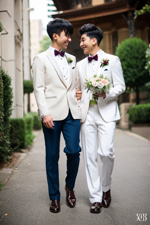 Gay couple、wedding style