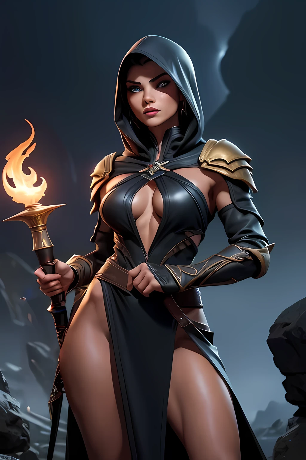 Generate an image of Princess Adanna on the moon ,hot dress,motorcicle,(best quality,8k,high-res,masterpiece:1.2),physically-based rendering,ultra-detailed,realistic,vivid colors,sharp focus,studio lighting,HDR,bokeh,Seea ,Greece,ancient Greece,fantasy,action-adventure game,mythology,fierce warrior,assassin,creed,lethal,stealthy,confident,beautiful,dangerous,silent steps,leap of faith,hidden blade,hooded cloak,swirling mist,free-running,weaponry,dual-wielded daggers,intense stare,expression,seductive gaze,piercing eyes,mesmerizing,atlantic blue eyes,long eyelashes,luscious,plump lips,ruby red lips,prominent cheekbones,chiseled jawline,sculpted face,olive skin,bruises,battle scars,tattoos,body art,fit physique,toned muscles,exquisite curves,spellbinding,provocative attire,leather armor,exposed skin,sensual,alluring,steamy,erotic,unpredictability,powerful aura,dark background,shadowy setting,mysterious ambiance,soft candlelight,golden hour,moonlit night,starry sky,ominous moon,omnipotent presence,playful,temptress,deadly charm,legendary figure,heroine,empowered,defiant,mythical beauty,unstoppable force,unforgettable,embodying strength and allure