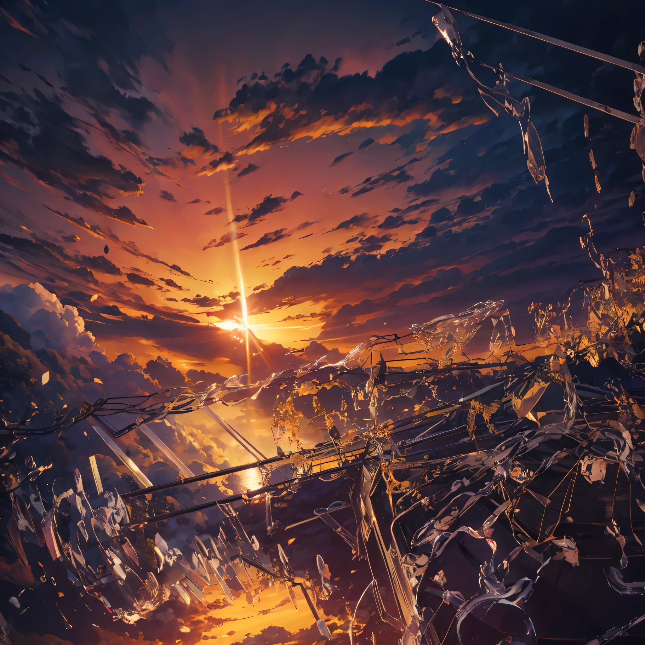 (perfect anatomy, masterpiece:1.4, best quality, 16k, beautiful detailed grow), break, ((Shoots a huge beam from the palm of own hand)) (solo straight black hair long hair femdom cute girl, ((18 yo)), detailed red eyes, soft smile), (in a Summer red dress), break, in the battle field.