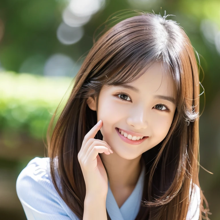highest quality, shape, Very detailed, finely, High resolution, 8K Wallpaper、(Cute beautiful girl, High aesthetic sense, highest quality, masterpiece, Very detailed:1.2), (software), break, 女の子は健康的な肌とかなりsmileの美しさ端正な顔と光沢のある唇、Slim and busty、It has a very detailed and beautiful silhouette., Pale-skinned Japanese、Her silky soft hair is long and loosely permed.、Popular hairstyles in Harajuku、Brown hair leaning towards black、20 year old girl、Sexy and cute、Beautifully detailed face、Perfect and beautiful face,Big eyes、Perfect and beautiful double eyelids、Perfect and beautiful face、Feminine poses、Beautifully detailed face、smile, Loafers、high socks、Wallpaper that shows the whole body、少し恥ずかしそうなsmile、Navel exposure、In underwear、valley