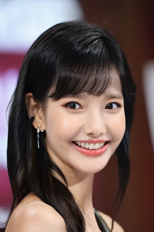 ((highest quality、masterpiece:1.3))、sharpen focus:1.2、(Real、Realistic:1.37)、perfect beautiful woman、Highly detailed face and skin texture、Eyes have double eyelids、A small smile、Short Hair、Toothy smile、Small Necklace、gold earrings、High heels、(((Full body portrait)))、((( 、Naked and tied up with rope)))、neon street、Night view、Full body portrait、(((Nipple Slip)))