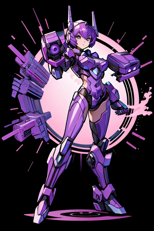 Shockwave Girl, Decepticon Girl, Masterpiece, full body shot