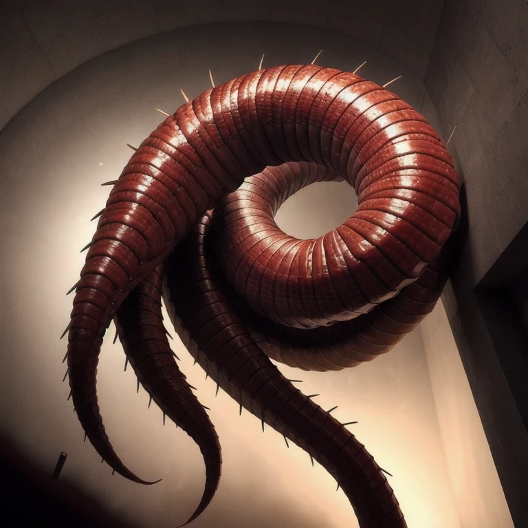 ((realistic)), UnsettlingImages, photo, worms, close up of a giant worm, (multiple legs), film still, Film-like, insanely detailed, volumetric lighting, hyper detailed, 8k, stunning, hdr, subsurface scattering, global illumination, studio photography wide angle hd remastered, 
 