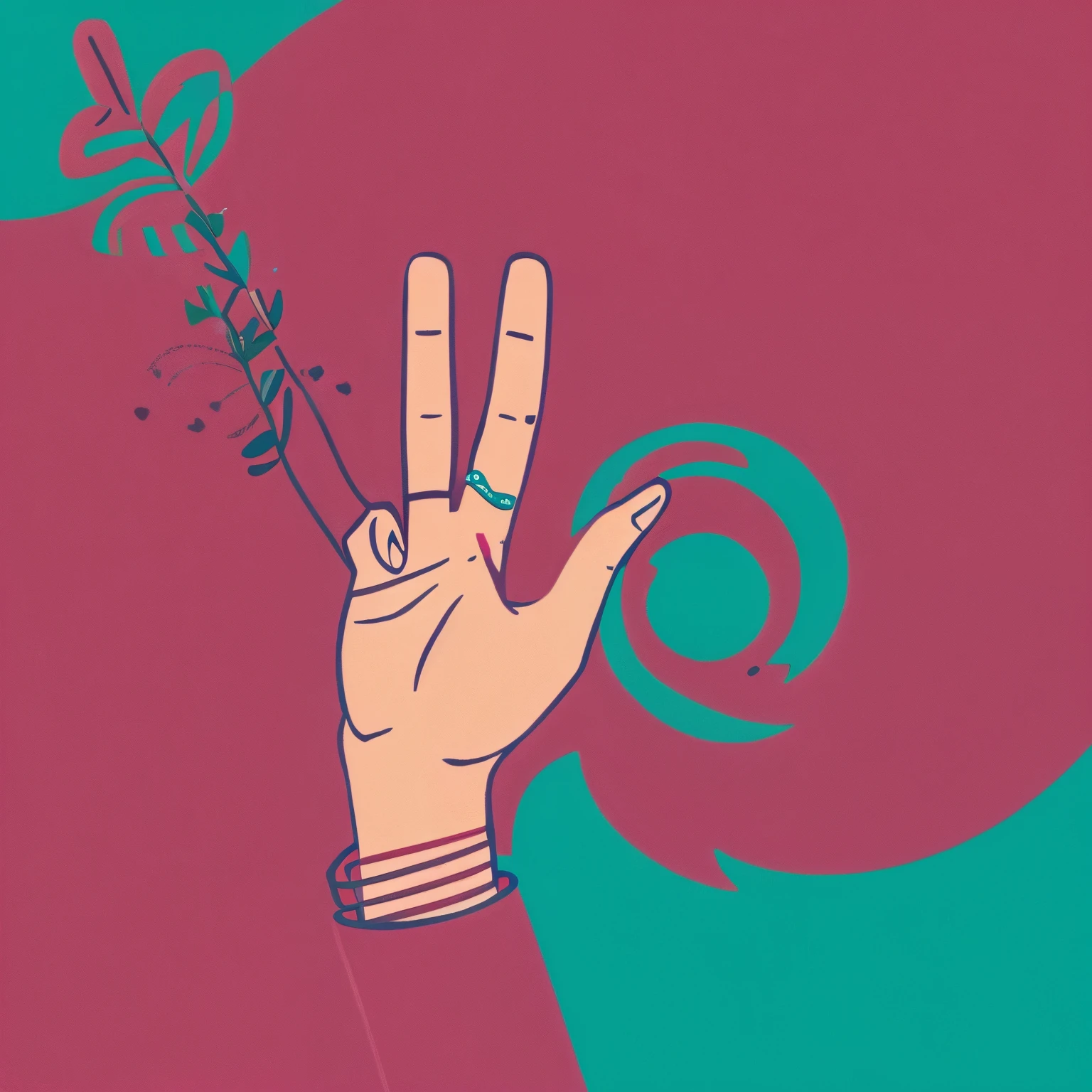 peace　An illustration