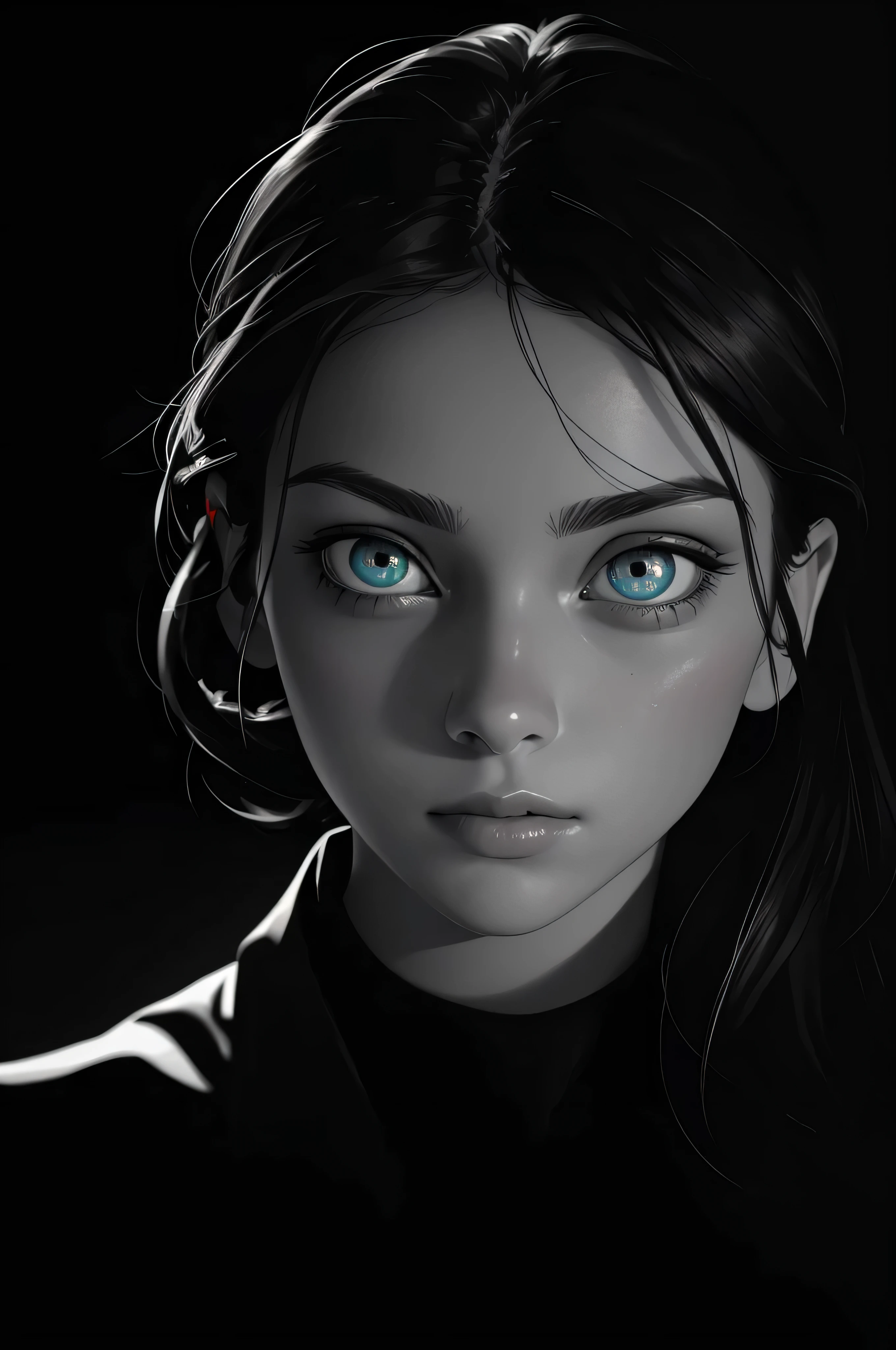 ((headshot:1.1) portrait on a plain black background, (headshot:1.2), face focus, intricate (beautiful eyes:1.2), (wide open eyes:1.1), Big eyes, clean photo, circle lighting, high contrast:1.2),
bokeh, f1.4, 40mm, photorealistic, raw, 8k, textured skin, skin pores, intricate details epiCRealism