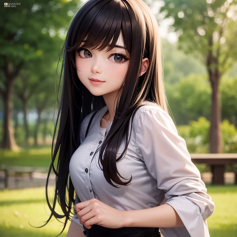 (Ultra Realistic), (Illustration), (High Resolution), (8K), (Very Detailed), (Best Illustration), (Beautiful and Detailed Eyes), (Best Quality), (Ultra Detailed), (Masterpiece), (Wallpaper), (Detailed Face), Facial Pore,Solo,One Girl,, Fine Detail, Detailed Face, (Detail),(Realistic Lighting: 1.1),À la Fed image of long haired woman smiling at photo, One adorable Korean face, , Korean female actress, , cute Korean actress, gorgeous young Korean woman,