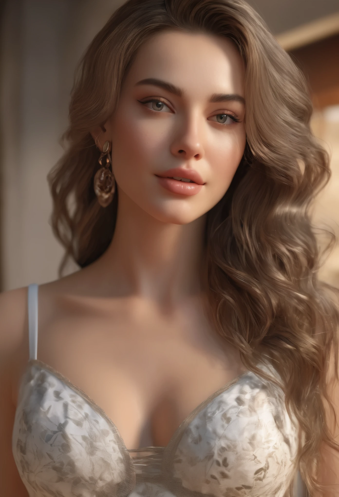 (best quality,4k,8k,highres,masterpiece:1.2),ultra-detailed,(realistic,photorealistic,photo-realistic:1.37),Sexy Izabela Ion