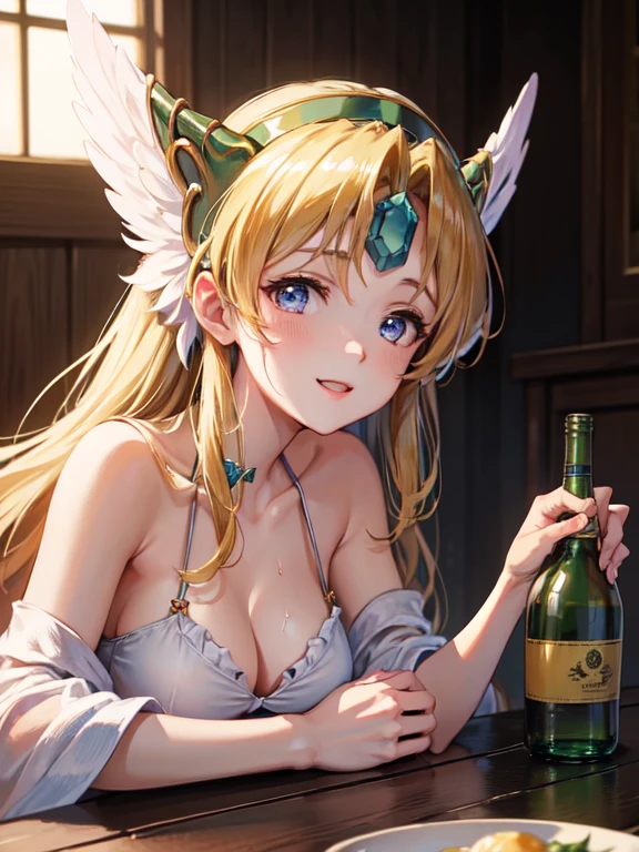 master piece,best quality,ultra detailed,8k,
ambient light,realistic skin,glossy skin,
(lora:riesz1-000014:1)、
A realistic depiction of a person trapped inside a glass bottle, 、(lie face down:1.3)、(portrait)、(the body is very wet:1.5)、yukata、Glossy lips、Slightly emphasize the lower lip、A big smile、emphasizing the cleavage、