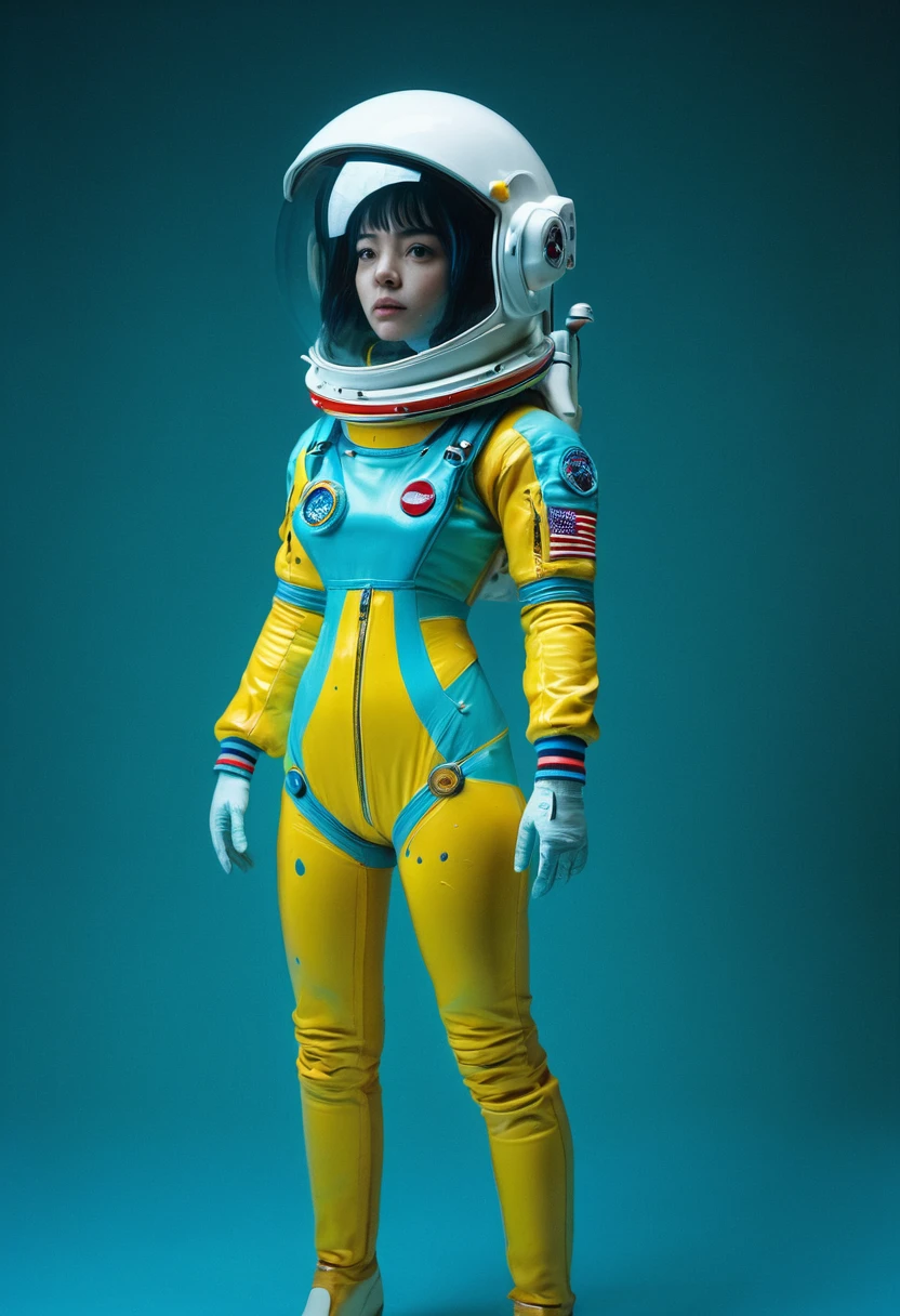 8K, ARTISTIC photogrAphy, best quAlity, mAsterpiece: 1.2), A (potrAit:1.2) Don Bluth Style ASTRONAUT nude yellow Toon Doll, full body RAW candid cinema, cyan hair, 16mm, color graded portra 400 film, remarkable color, ultra realistic, sad admosphere, dark lighting, oppressive atmosphere, depressive colors, kodak portra 400, photograph,r, Natural Light, Pinhead lighgts, blur reflection, Brush Strokes, Smooth, abstract, Splatter, Oil On Canvas, rainbow colors, fractal isometrics details bioluminescens : a stunning realistic photograph of wet bone structure, 3d render, octane render, intricately detailed, titanium decorative headdress, cinematic, trending on artstation | Isometric | Centered