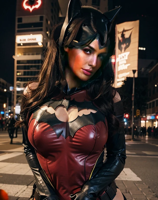 Change costume into sexy batwoman costume