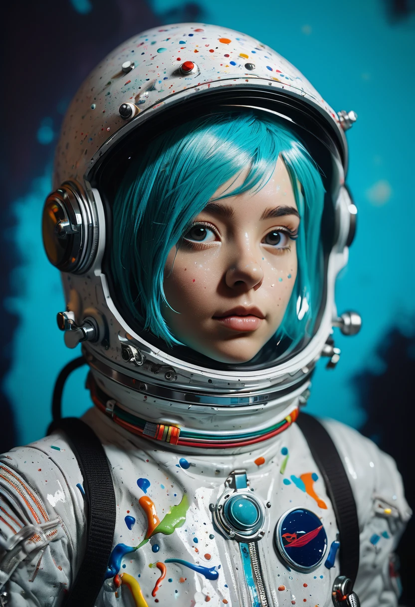 8K, ARTISTIC photogrAphy, best quAlity, mAsterpiece: 1.2), A (potrAit:1.2) Don Bluth Style ASTRONAUT nude BLACK OIL Toon Doll, full body RAW candid cinema, cyan hair, 16mm, color graded portra 400 film, remarkable color, ultra realistic, sad admosphere, dark lighting, oppressive atmosphere, depressive colors, kodak portra 400, photograph,r, Natural Light, Pinhead lighgts, blur reflection, Brush Strokes, Smooth, abstract, Splatter, Oil On Canvas, rainbow colors, fractal isometrics details bioluminescens : a stunning realistic photograph of wet bone structure, 3d render, octane render, intricately detailed, titanium decorative headdress, cinematic, trending on artstation | Isometric | Centered