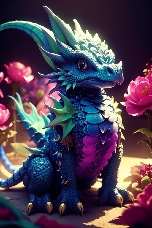 (low contrast ), colorfantasystyle  dragon