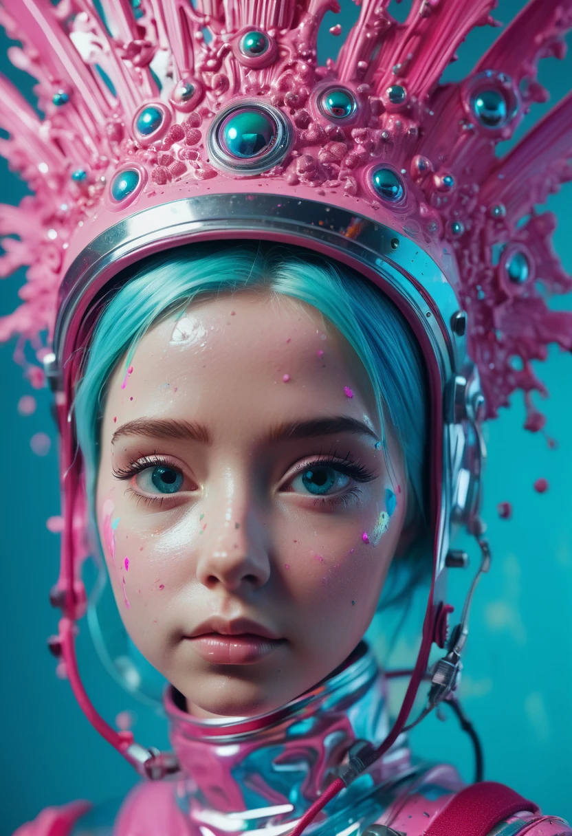8K, ARTISTIC photogrAphy, best quAlity, mAsterpiece: 1.2), A (potrAit:1.2) Don Bluth Style  ASTRONAUT nude pink Toon Doll, full body RAW candid cinema, cyan hair, 16mm, color graded portra 400 film, remarkable color, ultra realistic, sad admosphere, dark lighting, oppressive atmosphere, depressive colors, kodak portra 400, photograph,r, Natural Light,  Pinhead lighgts, blur reflection, Brush Strokes, Smooth, abstract, Splatter, Oil On Canvas, rainbow colors, fractal isometrics details bioluminescens : a stunning realistic photograph of wet bone structure, 3d render, octane render, intricately detailed, titanium decorative headdress, cinematic, trending on artstation | Isometric | Centered