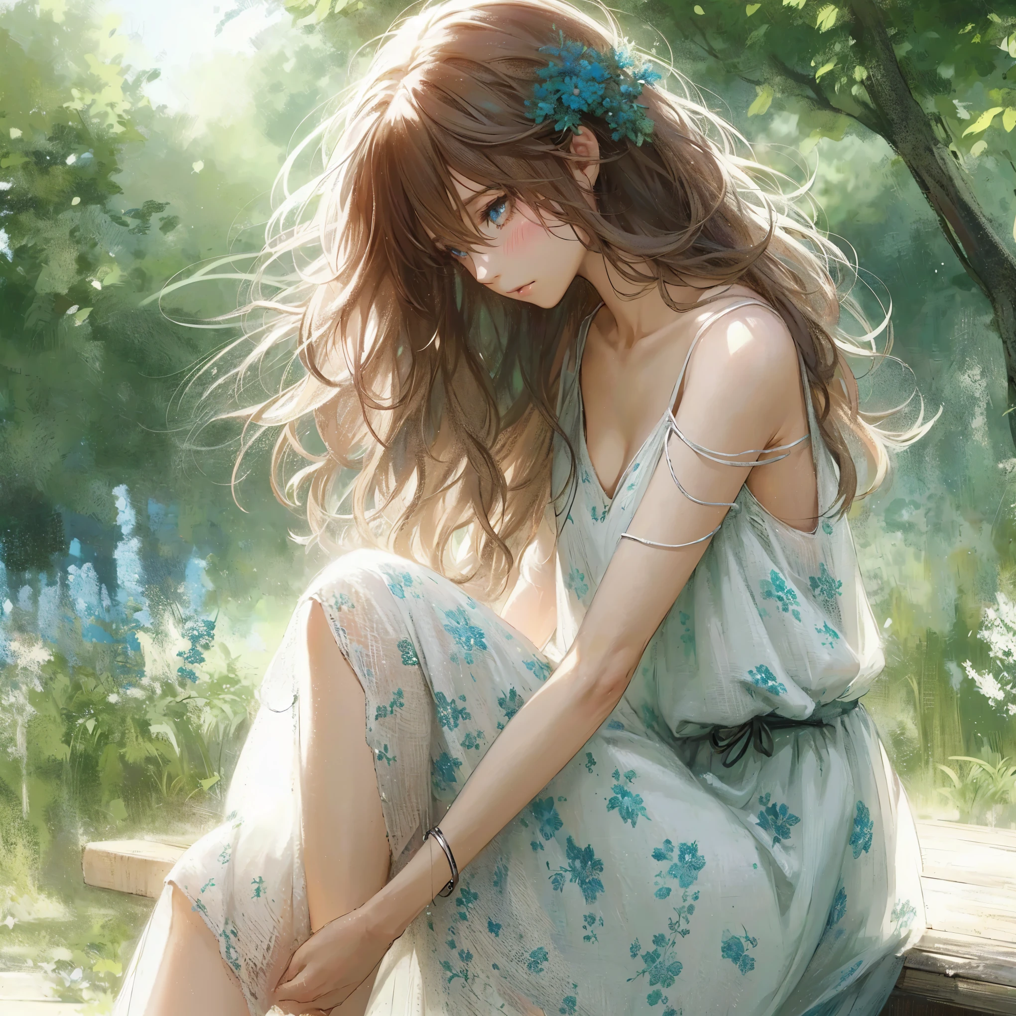 (best quality,4k,8k,highres,masterpiece:1.2),ultra-detailed,(realistic,photorealistic,photo-realistic:1.37),beautiful detailed eyes,beautiful detailed lips,A girl with beautiful eyes, An anime girl wearing a pretty dress, A cute anime wife in a lovely dress, detailed digital anime art, a dress wearing, everyone, beautiful anime girl, cute anime girl, smooth anime art, anime style, vibrant colors, soft lighting, detailed drawn beautiful eyes, beautiful cleavage,