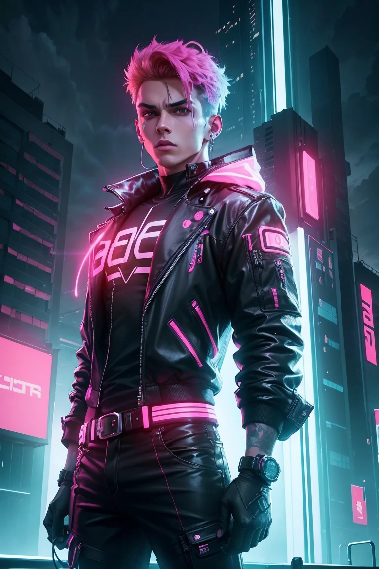 Neon Dreams: Elevate Your Digital Presence with Boy and Express Agency ! Design a captivating landscape banner featuring our charismatic model showcasing the power of our innovative digital solutions. Infuse it with eye-catching colors, a dynamic urban background, and neon accents that command attention and boost conversion rates. Let this electrifying scene be the beacon to your digital success!