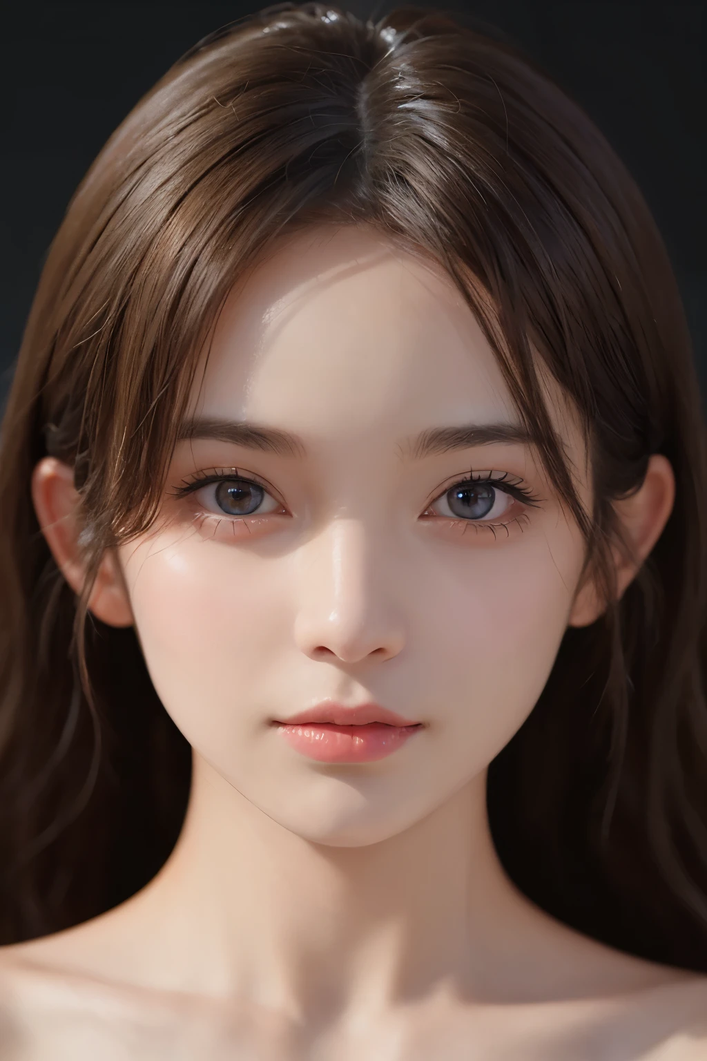 masterpiece, best quality, 8k, super detailed skin, super detailed eyes, super detailed eyes, super detailed nose:1.4), 1girl, nude, oil painting, vibrant color tones, subtle lighting