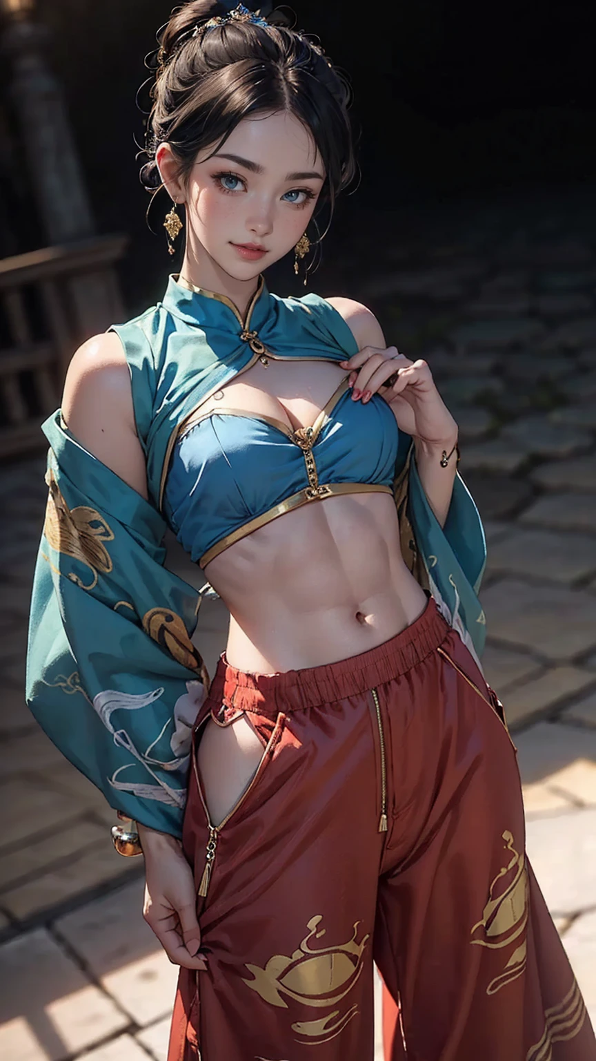 ((mulher baseada na personagem chun li)), seios grandes, medium hips, olhos amarelos e claros, muito chamativo, ((ultra realista)), TM Ninja branco, Icons, cores vibrantes, estilo vetorial, arte digital, 4k, detalhes intrincados, hipnotizante, feito profissionalmente, beautiful vector illustration, 12k resolution, ..3d, todos os caracteres detalhados em comprimento total, ((altamente detalhado)), ((vibrante)),((Ultra alta qualidade)), ((hiperrealismo)), ((fotorrealismo)), [octan rendering] , na cidade, muitos carros (realista), bem detalhado, (guerreira pornografico), nudes