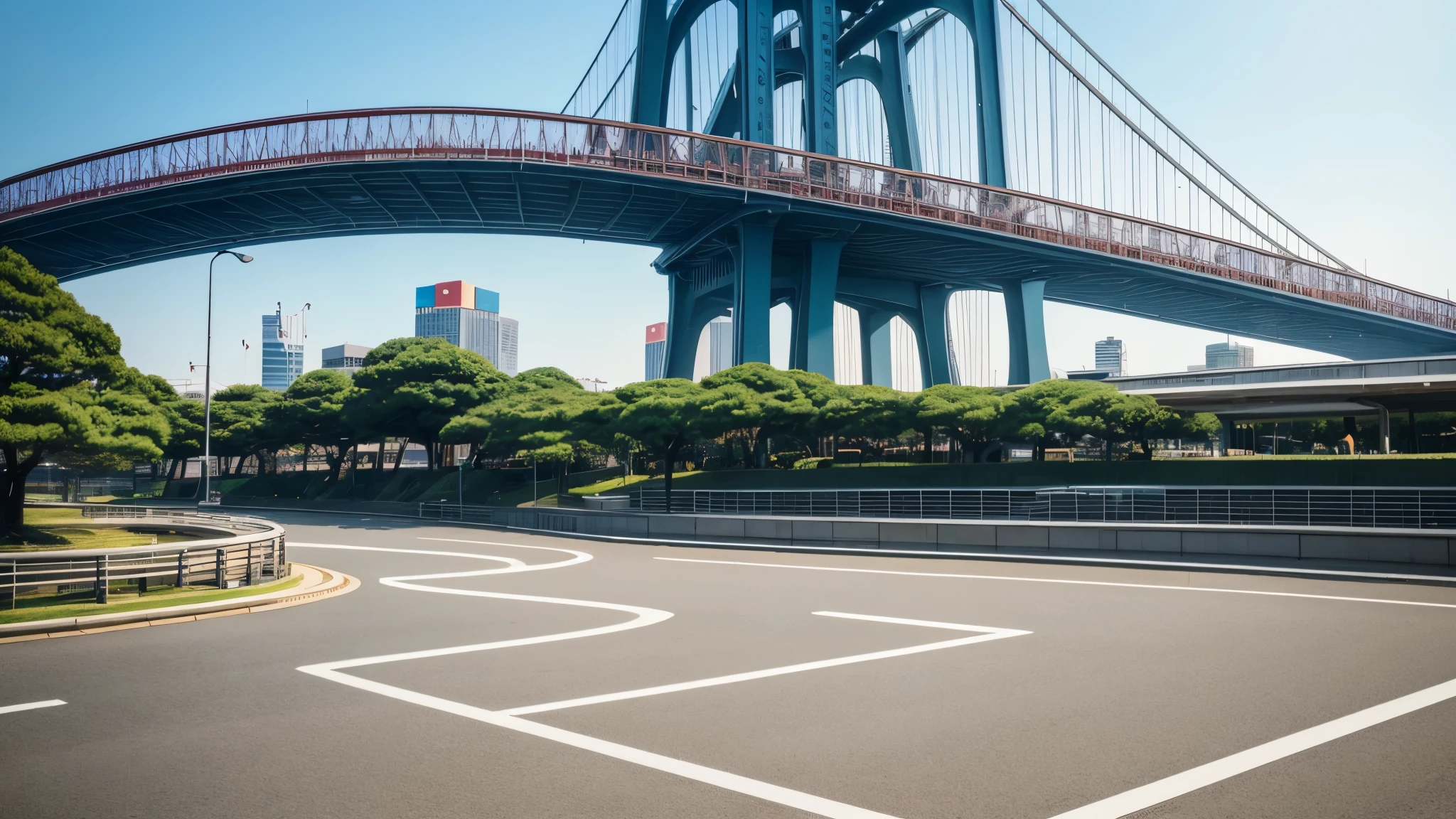 Scenery of Odaiba,Outdoor,Sense of liberation,natural,background,unmanned,There are no people,bright,