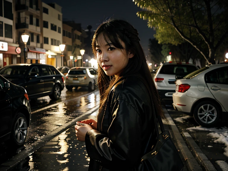 The east wind blooms thousands of trees at night  ，More blow off、Stars are like rain 。BMW&#39;s carved cars fill the road with fragrance。The sound of phoenix flute ，jade pot light turns ，A night of fish and dragon dance。moth snow willow golden thread ，Laughter fills the air with fragrance。People look for him thousands of Baidu ；Looking back suddenly，That person is in the dim light .
