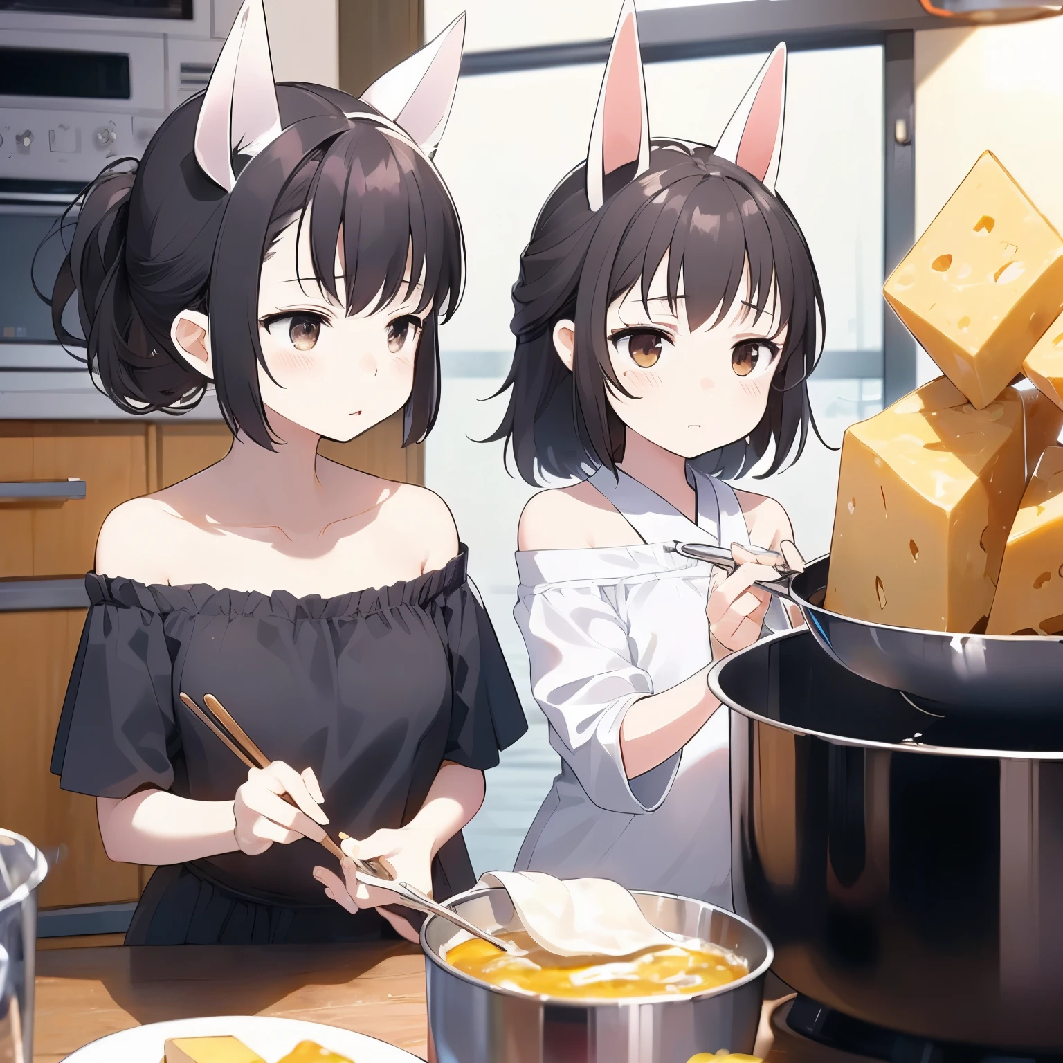 masutepiece、top-quality、naked woman、(Personification of cows:1.3)、Big、(Breast milk is coming out )、(Breast milk oozing from:1.3 ) 、(Breast milk drips:1.3 ) 、