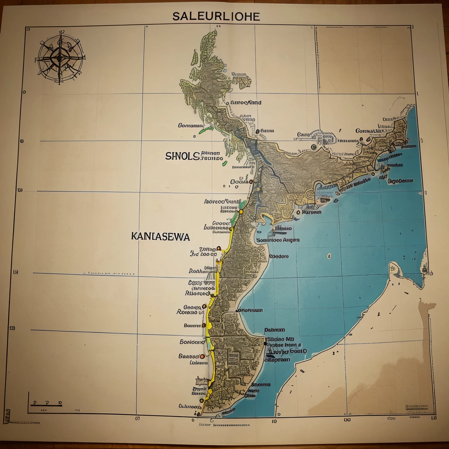 Make me a map of Sarawak and Sabah without a colour