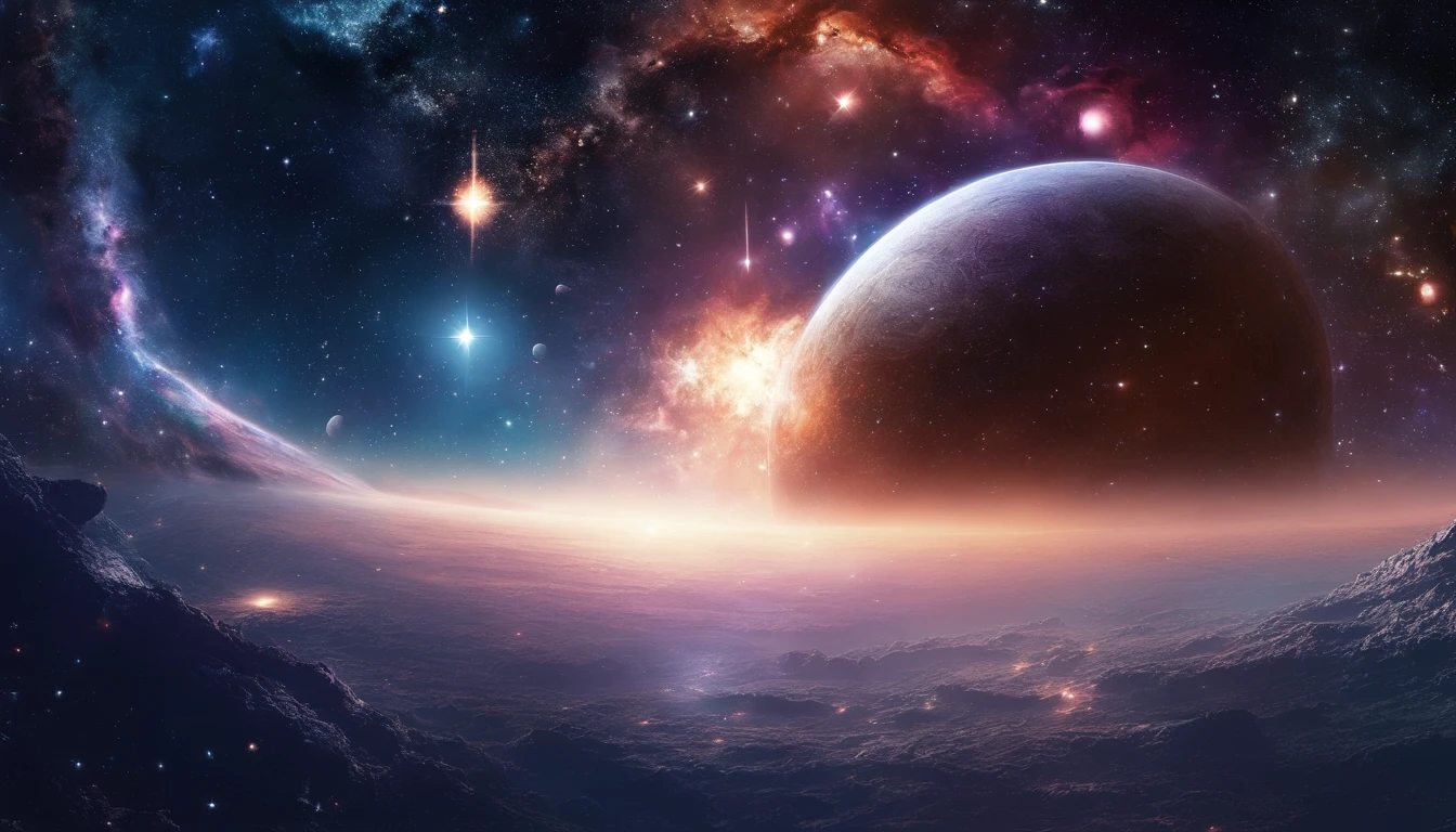 Weltraum, Milky Way, Planetensystem