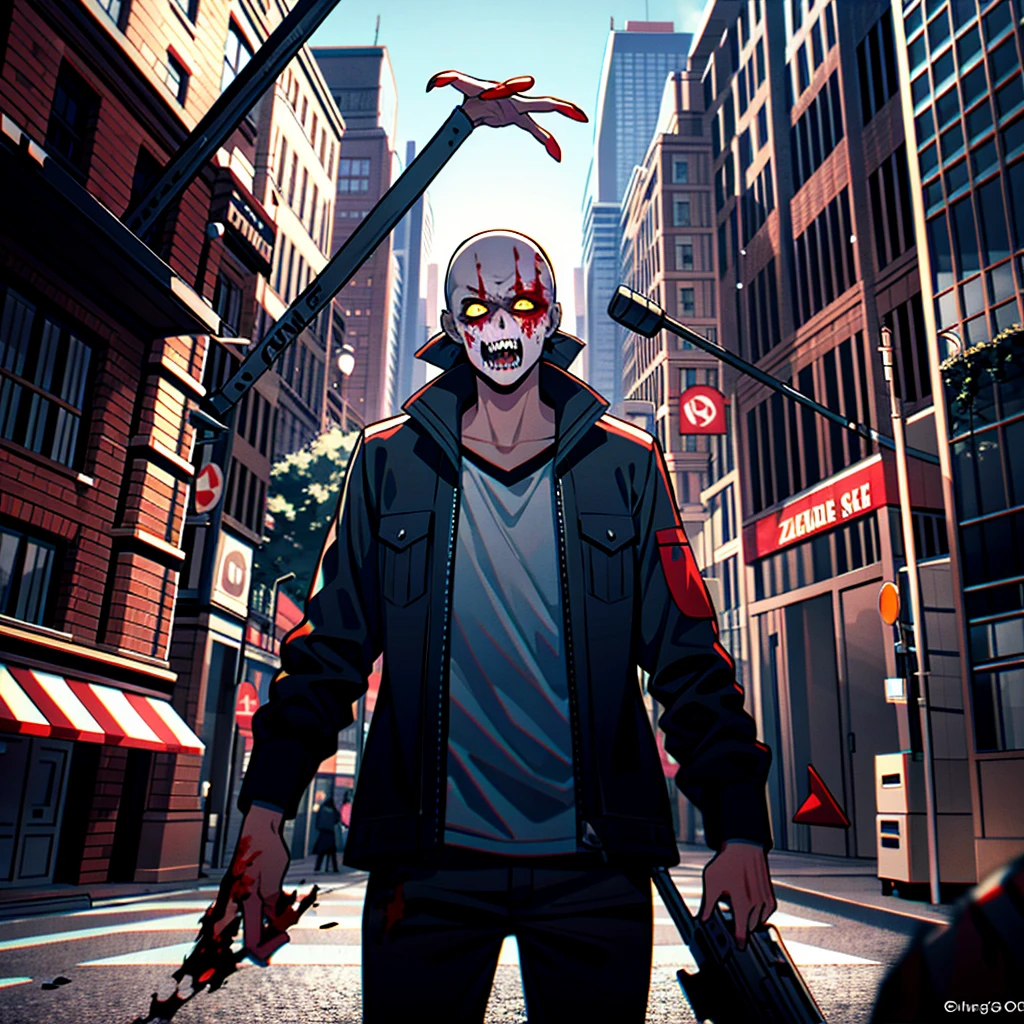 Zombie siege,zombie,Armageddon,Zombie apocalypse,Zombie outbreak,the street,disarray