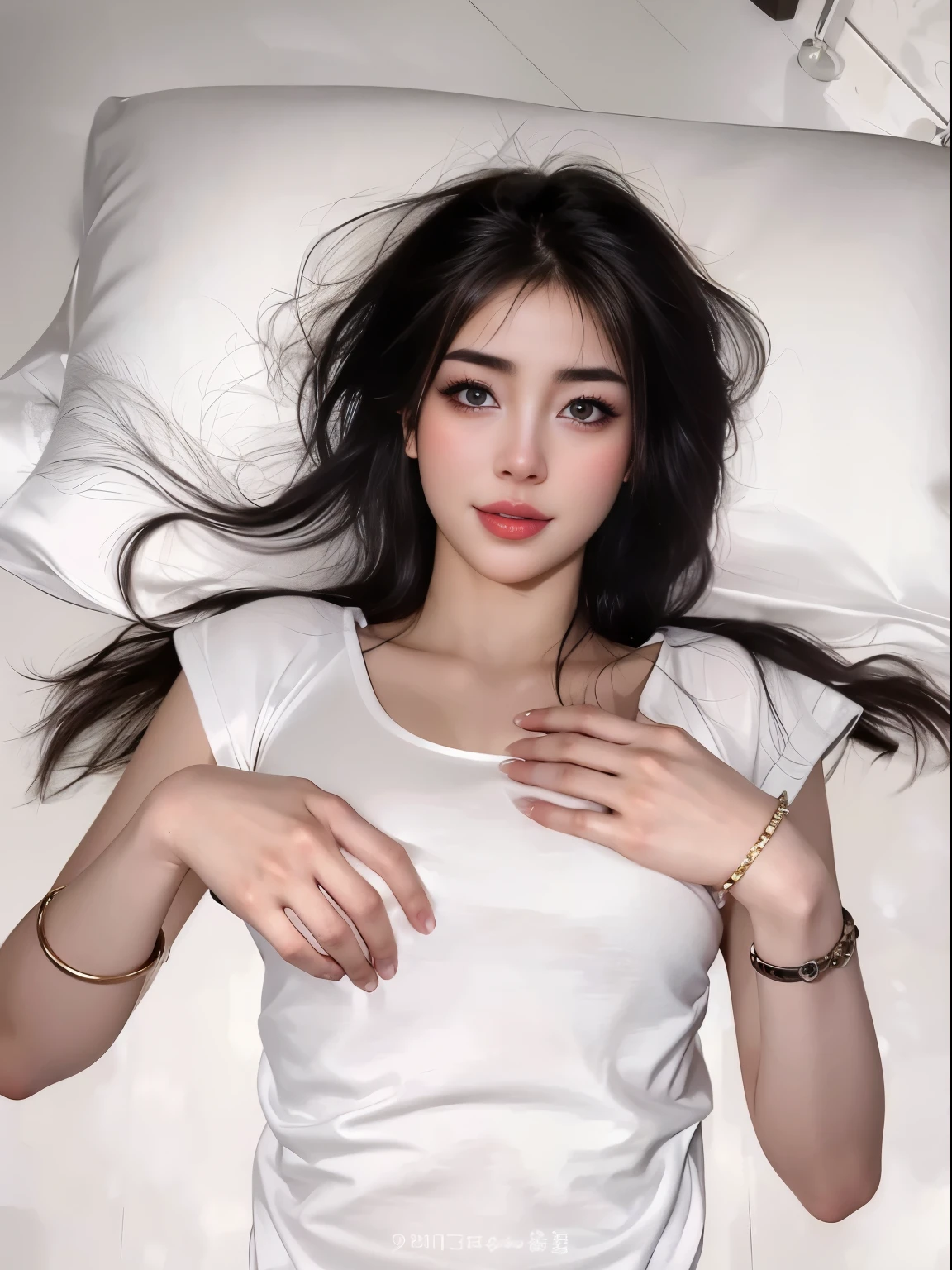 Best Quality, Ultra High Definition, (Photorealistic:1.4),Sunset Light, Korean Women, Detailed Photo, Smiling, Sexy, Black Shirt, Facing Camera, Close-up (Masterpiece: 1.3), (8K, Photorealistic, Best Quality: 1.4), (1girl), Beautiful Face, (Realistic Face),Beautiful Hairstyle, Realistic eyes, beautiful detail eyes, (realistic skin), beautiful skin, (sweater), absurd, attractive, ultra high resolution, ultra realistic, high definition, golden ratio,Good hands、10、high-reaster-piece、highest quality、head:1.3、((Hasselblad photo))、Fine Skin、crisp focus、(Light like a movie)、gentle lighting、Dynamic Ungle、[:(detailed face:1.2):0.2]、The chest is large.、Sweating, skin flow.:1.2、(((In the kitchen))) Erotic smile　Audience view　Colossal　having　sleeveless　Quench the upper arm.　I'm sticking out.　open legs　Nipples are visible.　cleanliness　Large kitchen　bedroom　Wine Glass　　 Negative prompt　Pubic hair can be seen.
Negative Pro, smiling, ((detailed face )), ((detailed beauti vagina)), ((detailed body ((naked)))) , (((The massage central))), (((room master))), Highly detailed face and skin texture, Detailed eyes, Double eyelid,big breasts,masterpiece,super fine eyes,super fine hand