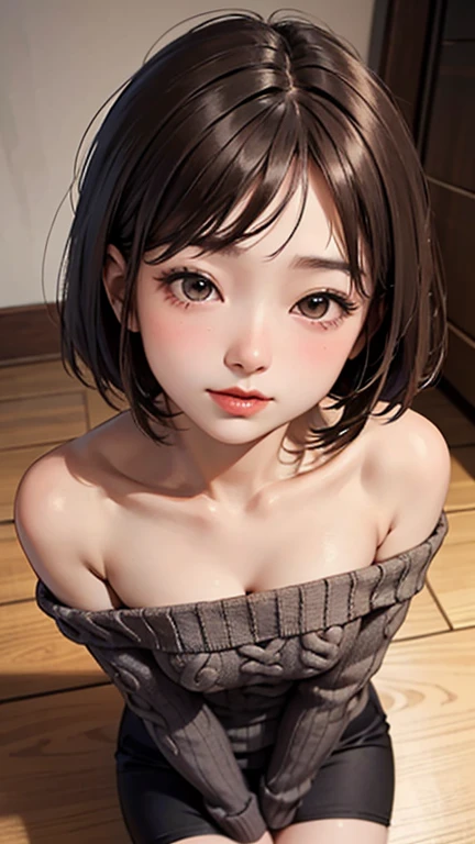 (((masterpiece, best quality, nsfw, nude, ultra highres, 1 girl, solo))), (an illustration of girl), super detailed skin and face and eyes and pussy, beautiful japanese woman, small breasts, slender beautiful body, beautiful body style, skinny, perfect anatomy, show vagina and anal , beautiful pussy, ((((very short pixie hair)))), light brown hair, completely nude, white background,  knee shot, spread legs, outline, anime, 2D,