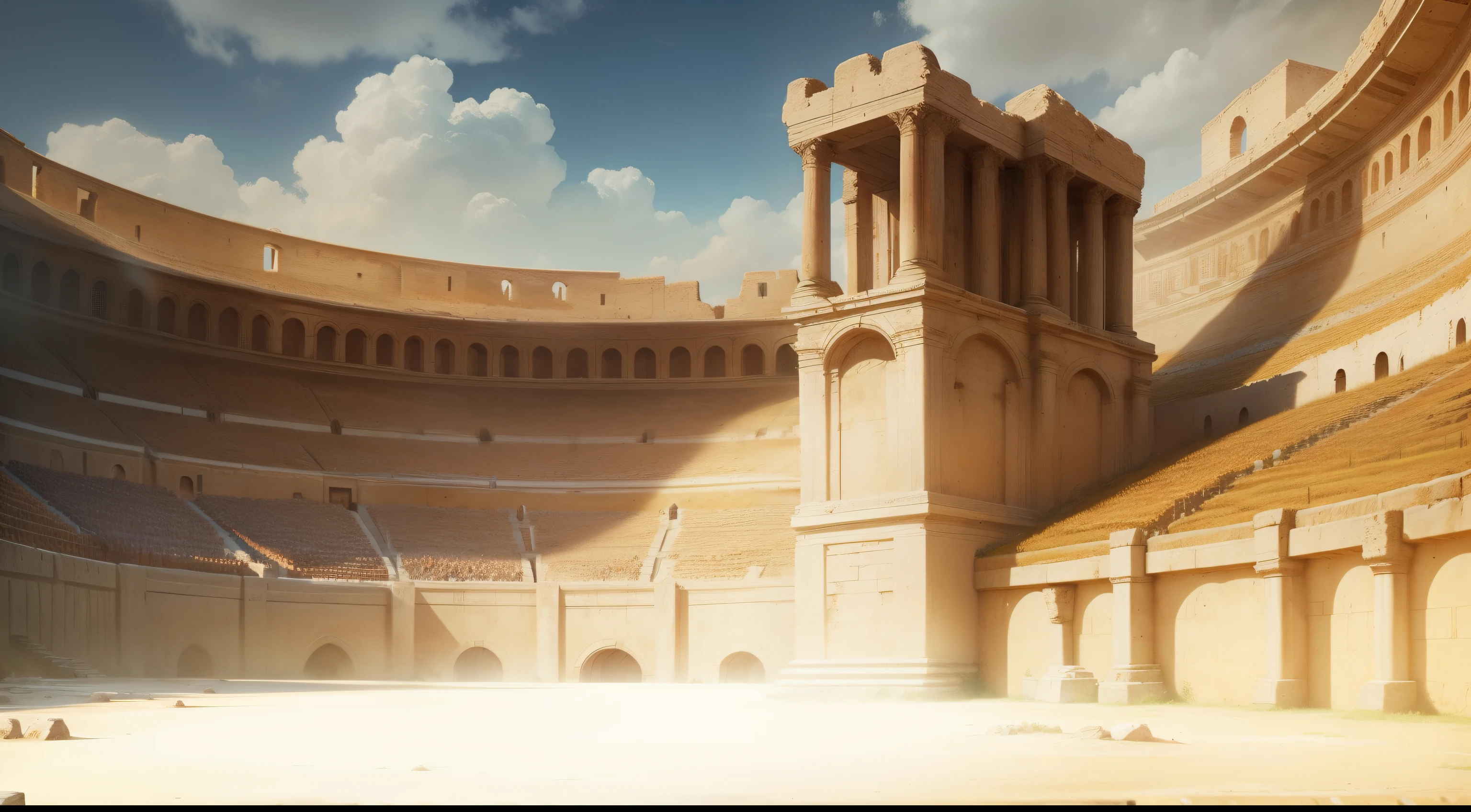 Gladiator arena background