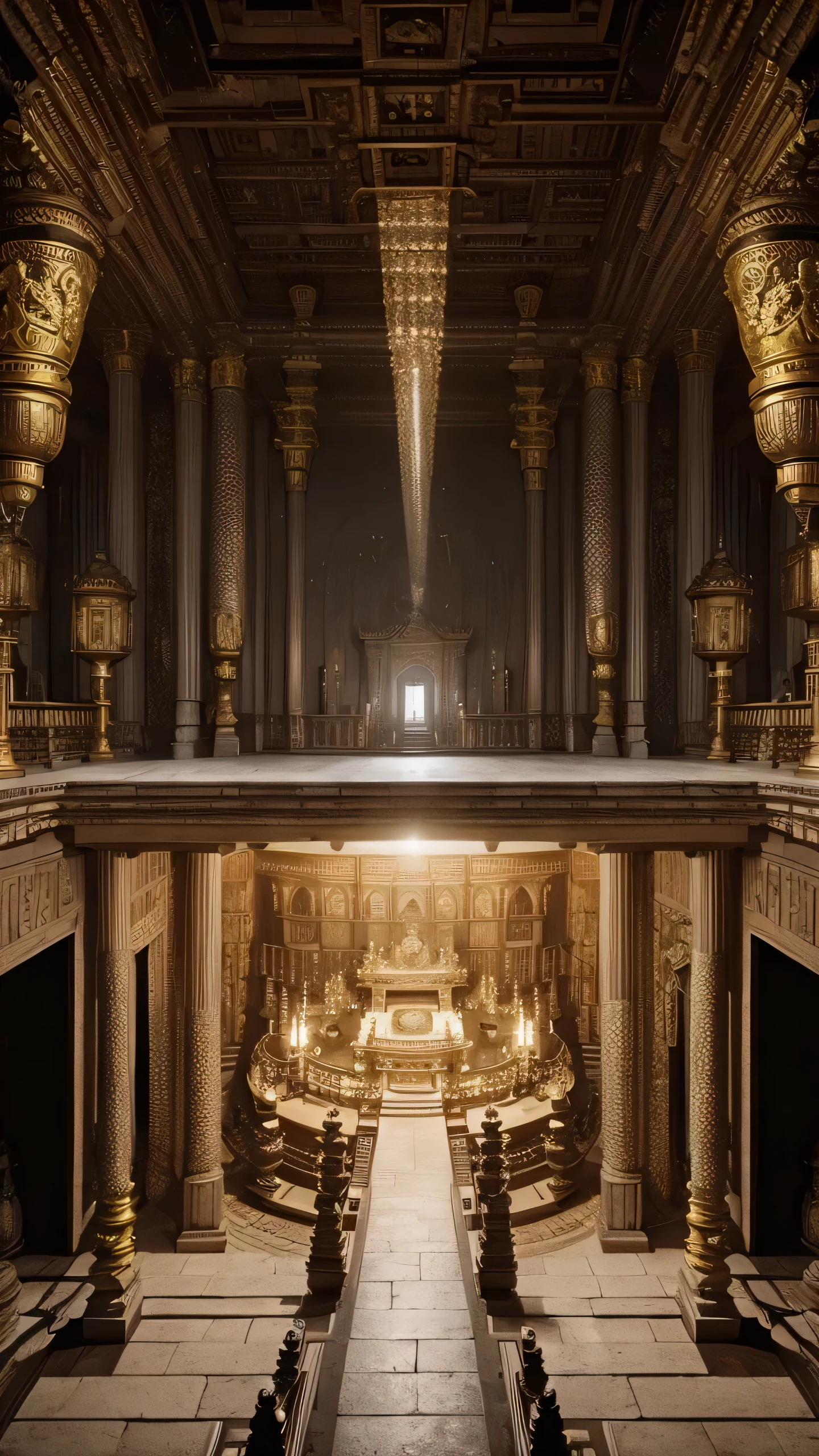 Highest quality,Fantasy,Underground Temple