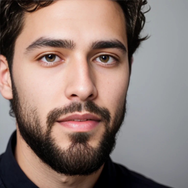 an jewish man with a perfect face
