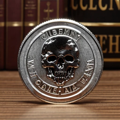 Zombie pattern on coin