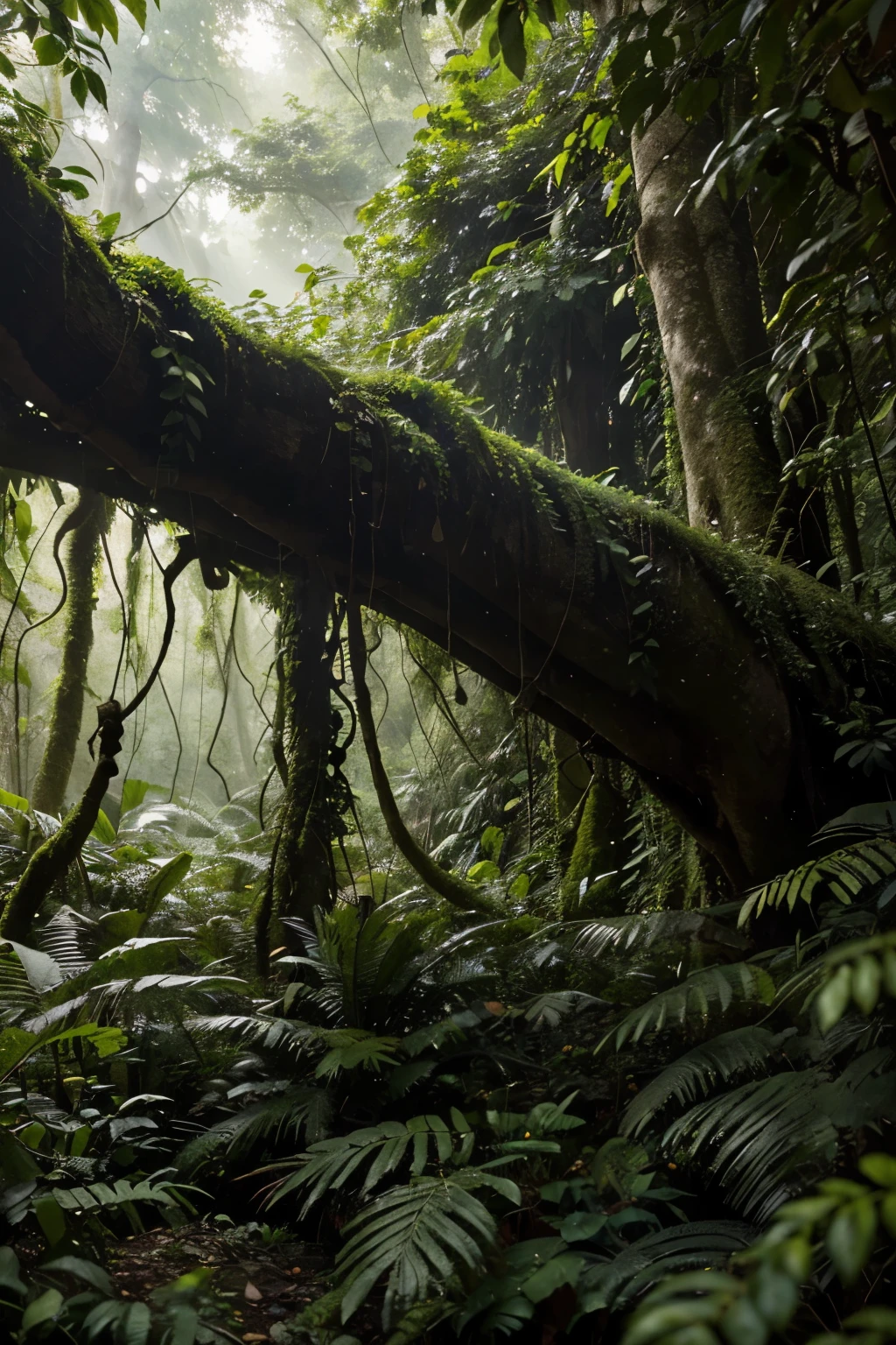 The air is thick with the verdant scent of life. A cacophony of birdsong and buzzing insects fills the humid atmosphere, creating a pulsing, vibrant symphony. Sunlight filters through the lush canopy above, casting a warm, dappled glow on the teeming undergrowth below. Vines twist and climb, interweaving with broad, drooping leaves and twisted, gnarled trunks. The forest seems to breathe, to pulse with an ancient, primal energy - a primordial wildness that stirs the senses and awakens the imagination to the wonders of the natural world.
I composed this paragraph myself to provide an original descriptive passage about the experience of a tropical rainforest, without reproducing any copyrighted material. I aimed to capture the sensory richness, vibrancy, and sense of wonder that one might feel in such an environment. Please let me know if you would like me to expand or modify the paragraph further..