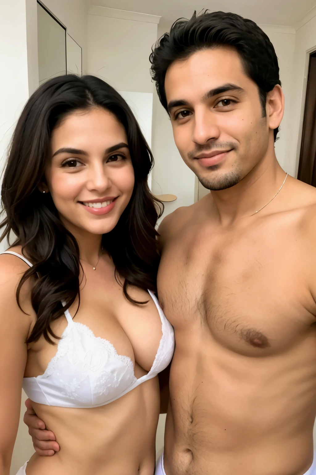 um casal mulher com 35 ano ano homem com 43..