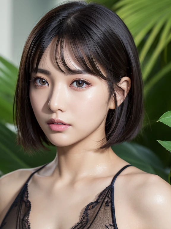 (High resolution:1.3), (16k, Photorealistic, Raw photo, Best image quality: 1.4), Japanese, (One Girl), (Black-haired、short hair:1.3), Beautiful Hairstyles, (Realistic Skin), Beautiful skins, attractive, 超A high resolution, Surreal, High detail, Golden Ratio, Highly detailed cute girl,(20-year-old), (Look at the bottom right:1.5)