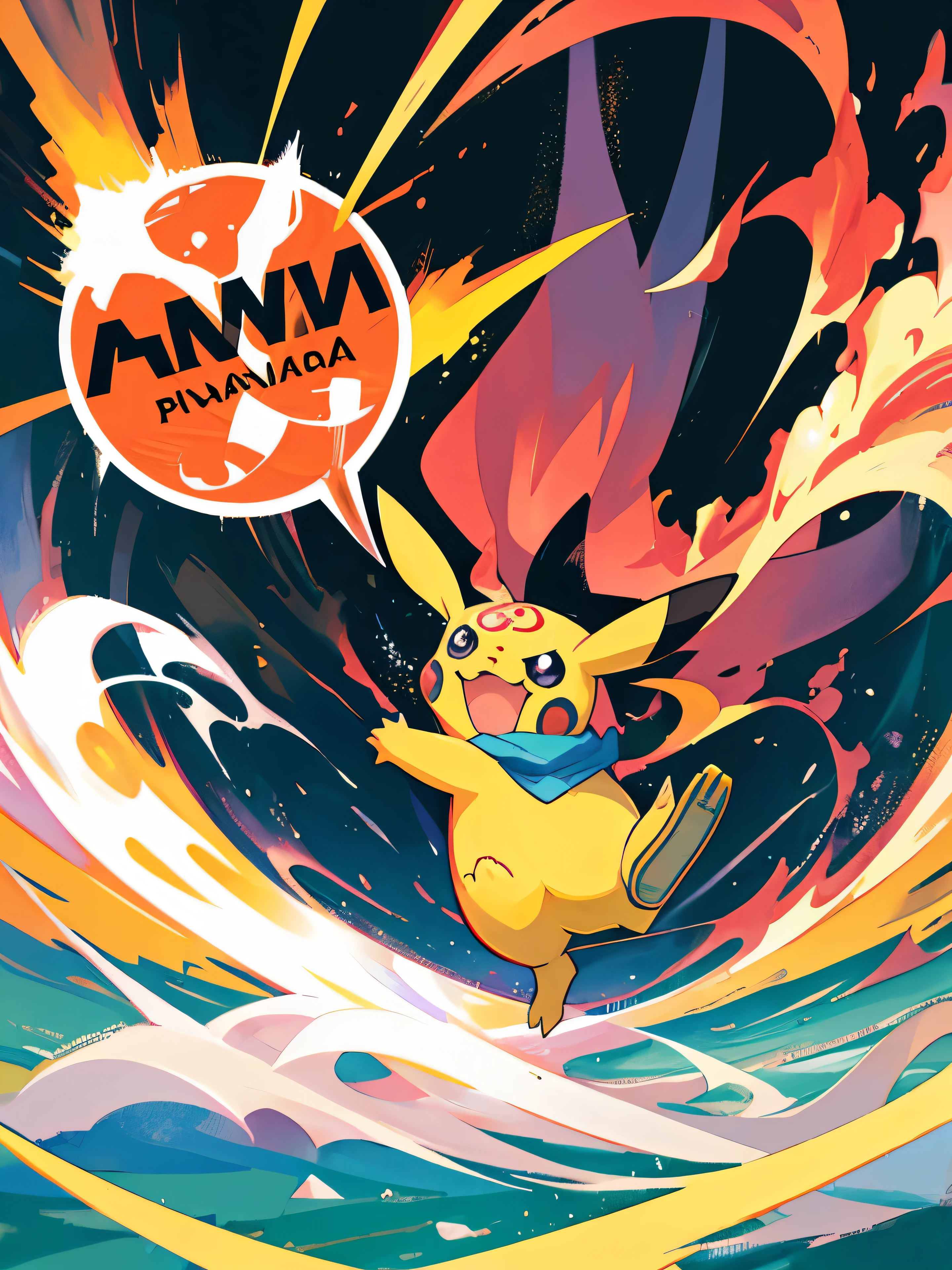 there is a Pokemon Pikachu kicking a futebol ball on a field, futebol, futebol player, Apenas Bartel, stylized digital illustration, stunning manga art style, Pokemon Art, drible, playing futebol, Kentaro Miura manga art style, anime style illustration, estilo de arte kentaro miura, arte oficial, arte de fundo, arte do jogo, Game illustration