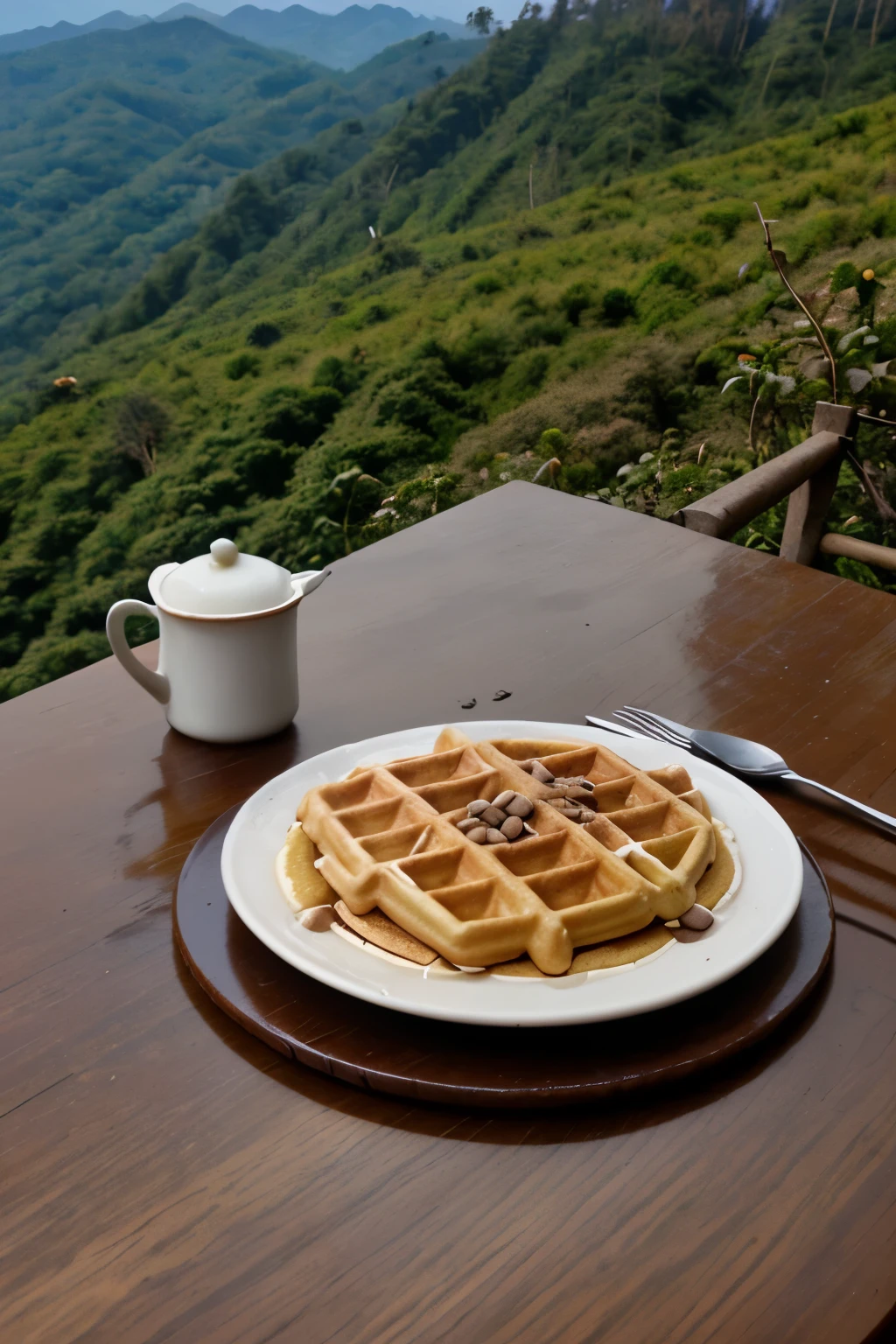 Waffle in bawakaraeng mountain