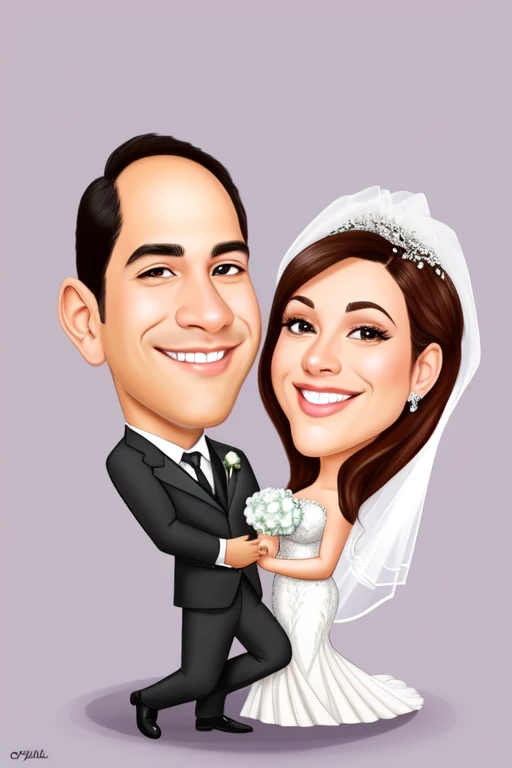 desenho digital, 4k, pixar, desenho animado of a bride and groom hugging each other, caricatura illustration, in desenho animado style, caricatura style, casamento, caricatura!!!, desenho animado digital art, digital art desenho animado, caricatura, caricatura, caricatura, desenho animado style illustration, casal feliz, desenho animado digital painting, desenho animado art, desenho animado artstyle, detalhe adicionado, desenho animadoish, desenho animado style, desenho animado portrait, desenho animado