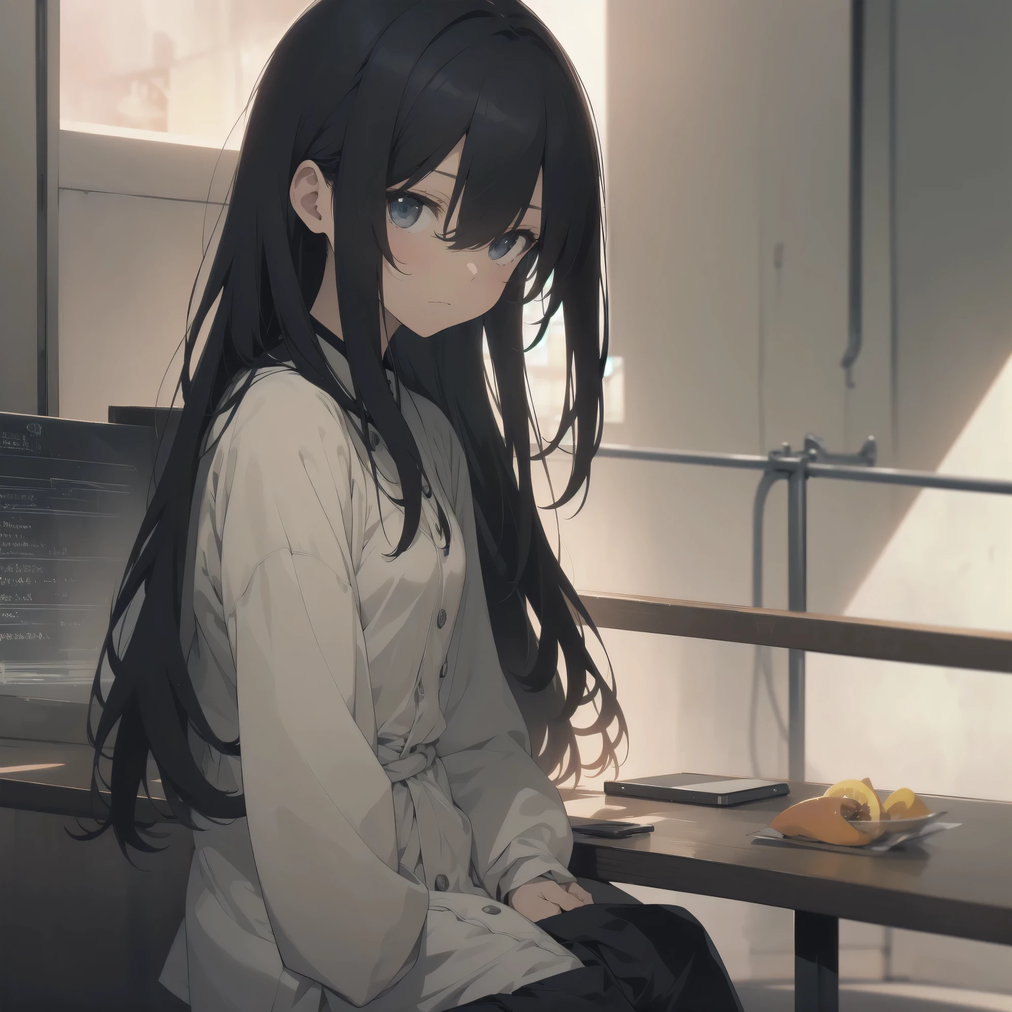 ultra-absurdres-Top quality by artist God, ultra-detailed, high resolution, anime moe artstyle, best anime 8k konachan wallpaper, pixiv contest winner, pool:544,perfect ???????,break, 1girl, (Please draw a girl sitting on bed alone. )break,(Solo,little female, 13-year-old:1.3),Full limbs, complete fingers,a junior high school student,  (very short hair), short cut, flat chest, , small butt, small black eyes, beautiful detailed eyes, well-proportioned iris and pupils, expressive eyes, in heat, highres detailed hair, soft expression, blush, school_uniform, official_alternate_costume, pleated skirt,(Detailed Lighting), (Detailed background), in the infirmary, break,super detailed skin, Best cinematic lighting powered by famous artist, 8k,beauty illustration,photoshop_(medium),very aesthetic,break,((artist:tani_takeshi )), artist:akinashi yuu ,artist:oyari ashito ,artist:kantoku ,