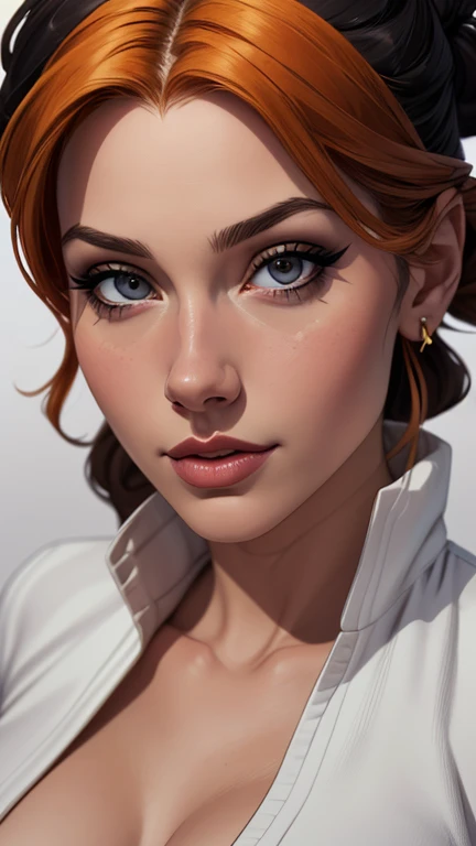 estilo de desenho (animado:1), mulher Imagem de desenho animado de uma mulher, Best Quality, Masterpiece, High Detail, Realistic, High Definition, Leanna Decker (film Star:1), black hair, (gold jewelry:1), Ancient, Night, nearly naked, Seduction, an erotic face, expressive face, beautiful Martian princess, detailed exotic eye makeup, detailed face, detailed skin, NSFW, garota super fofa, authoritarian would be facial expression, cartoon style illustration, estilo de arte dos desenhos animados, estilo de arte dos desenhos animados, digital illustration style, design de personagens altamente detalhado, arte digital detalhada fofa, City fan art, design de persona gem retrato, beautiful digital illustration, retrato de alta qualidade, arte em quadrinhos, retrato do design do personagem, white background Buso (without clothes:1) and (big breasts) female