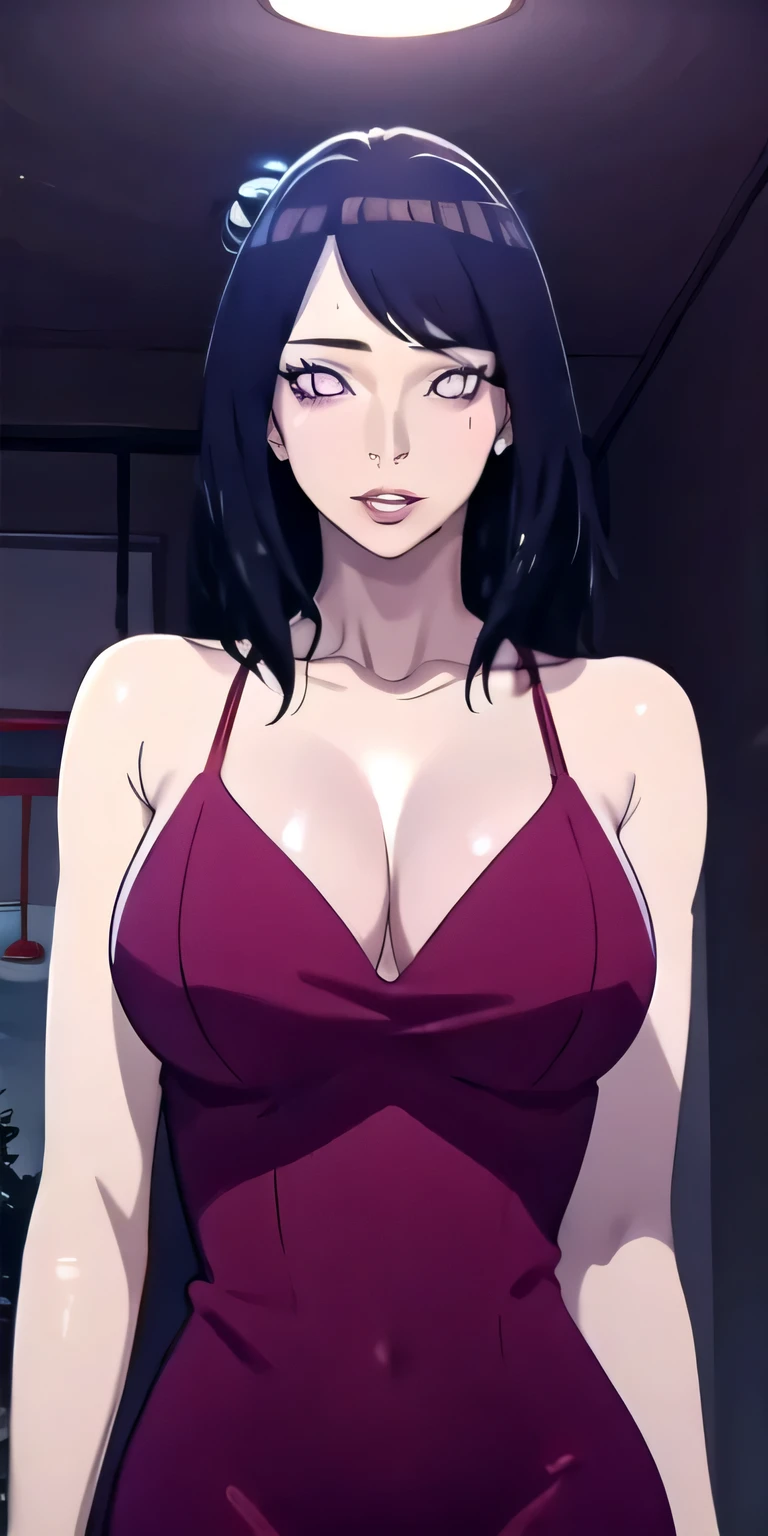 masterpiece:1.5, best quality:1.5, aesthetic, 1girl, sidelocks, cinematic lighting, sharp focus,large breasts , mature female, horny ,16k, glowing eyes, detailed 4k eyes,
playground,seduction,sexy lips, parted lips,detailed lips,
red lips, high detailed background,((big purple eyes)), detailed face,shiny skin,
auntjunev3,auntjune,hair bun, bangs, messy hair,
dress,red dress, sleeveless dress, collarbone,nightgown