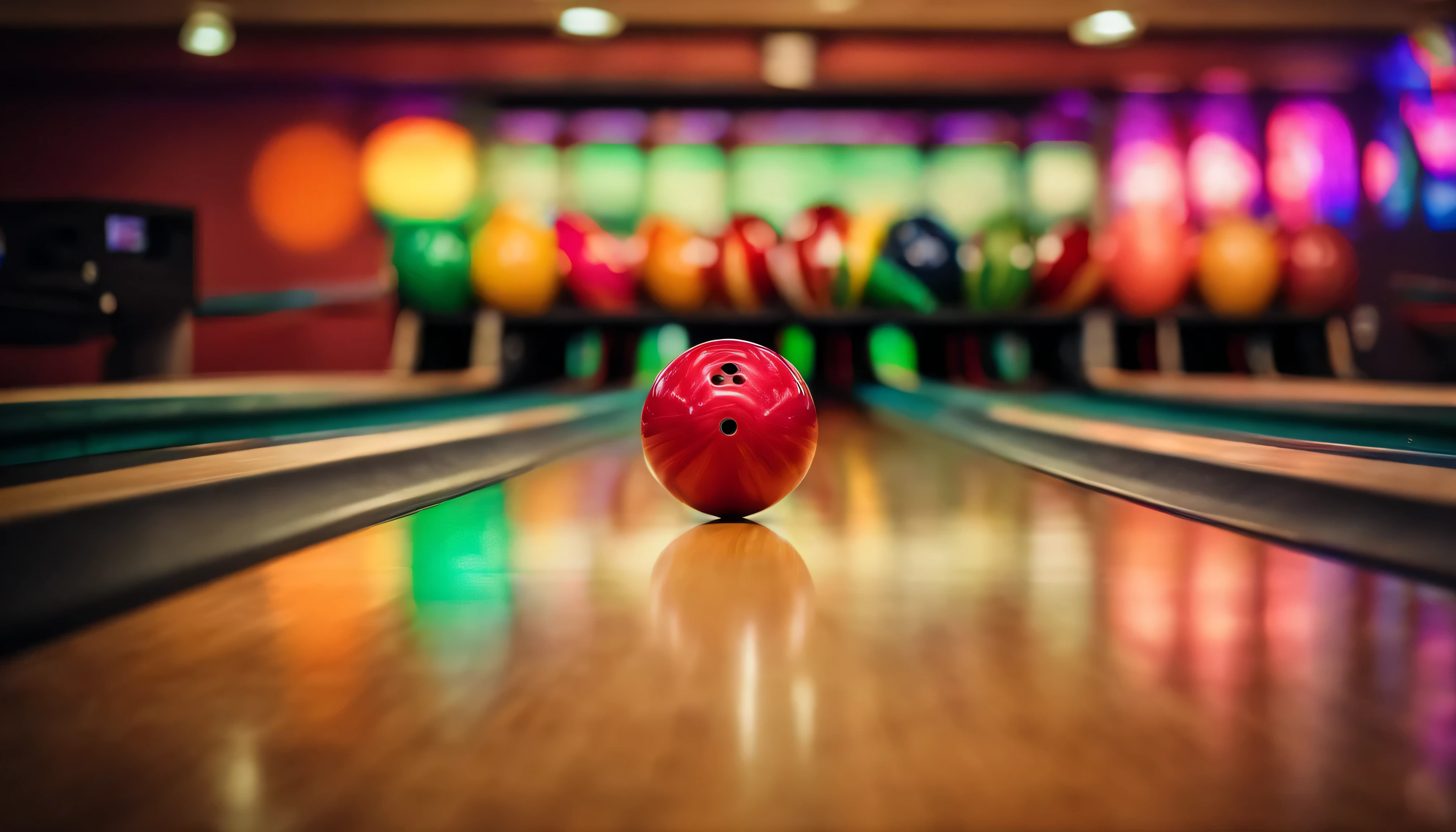 bowling, colorful, rainbow, multicolor