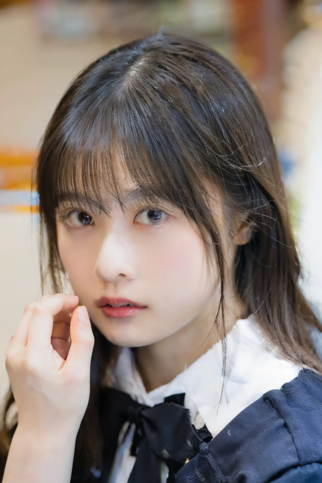 1 girl, depth oF Field, First-person view, F/1.8, 135 mm, Nikon, UHD, Retina, masterpiece, precise, anatomically correct, textured skin, Super Detail, High Detail, high quality, best quality, high resolution, 1080p, HD, 4K, 8k