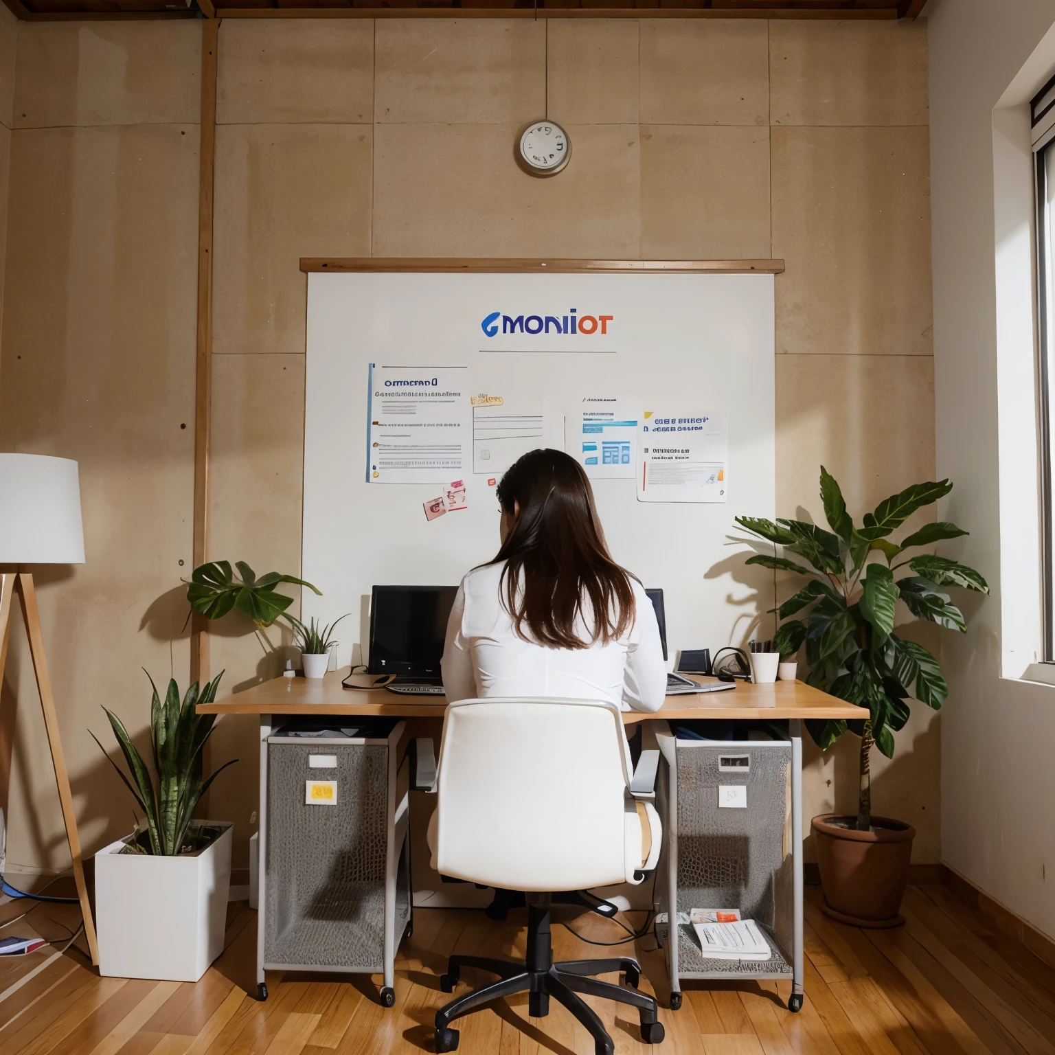 Personas trabajando en el dia mundial del emprendedor